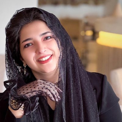 شال و دستکش توری